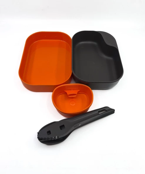Wildo Camp-A-Box Light OCY Yemek Seti - Turuncu - Resim 3