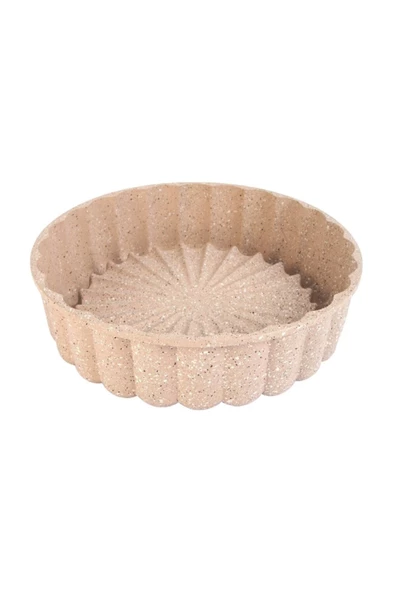Thermoad Alüminyum Döküm Granit Turta Tart Kalıbı 26 Cm Vizon ürün görseli 1