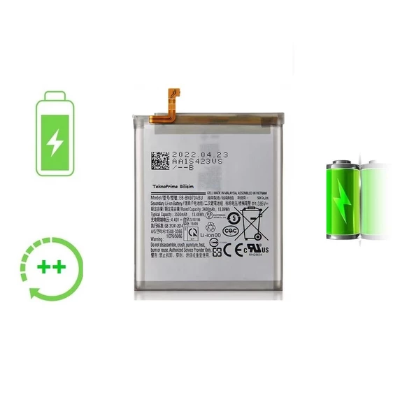 Samsung Galaxy Note 10 N970F ile Uyumlu Güclendirilmis İthal Pil Batarya ürün görseli 1