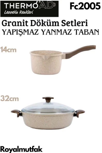 Thermoad 2'Li Vizon Set (Sosluk&Sütlük-32 Cm Karnıyarık Tenceresi) ürün görseli 1