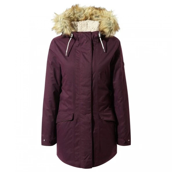 Craghoppers Inga Kadın Parka Ceket-BORDO ürün görseli 1