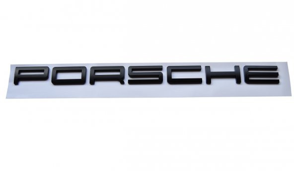 PORSCHE BAGAJ YAZISI SİYAH 95855968701 ürün görseli 1