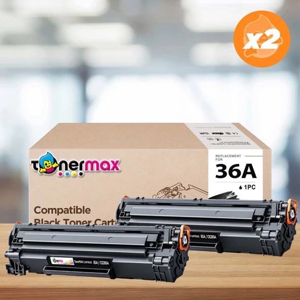 Hp CB436A Muadil Toner 2'li Paket / M1120 / M1522 / P1505 ürün görseli 1