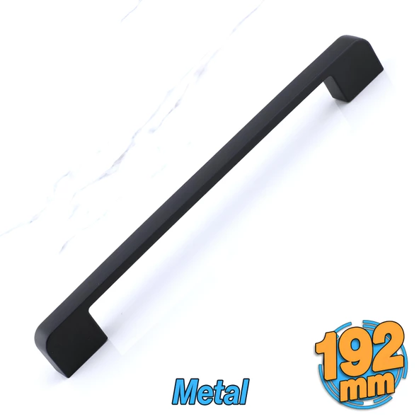 Radus Siyah Metal Kulp 192 mm -19.2 cm Mobilya Çekmece Mutfak Dolabı Dolap Kulpları Kulbu Kulpu ürün görseli 1