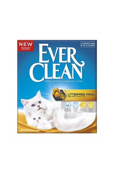 Ever Clean Litter Free Paws Patilere Yapışmayan Doğal Kedi Kumu 10 Lt ürün görseli 1