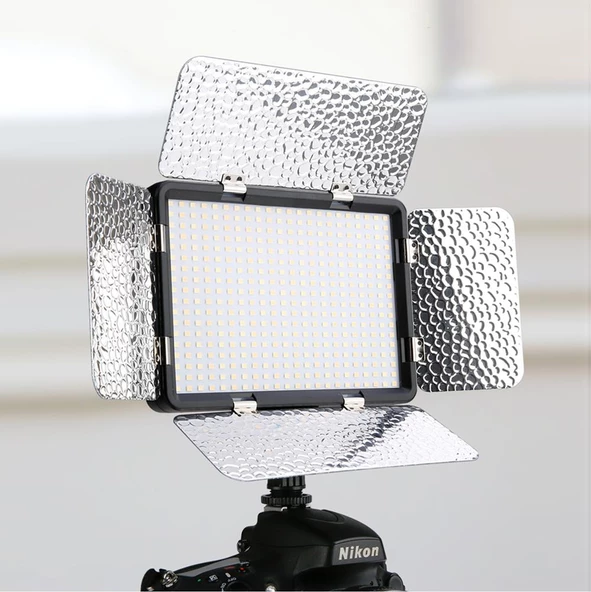 Cazipshop 396 AS Panelli Video Kamera Işıği Led Işık Sony,Panasonic Jvc 3200k-5600k ürün görseli 1
