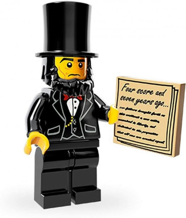 Lego Minifigür - Lego Movie Seri 1 - 71004 - Abraham Lincoln ürün görseli 1