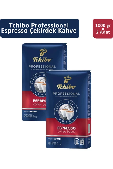 Tchibo Professional Espresso Çekirdek Kahve 1 kg x 2 Adet ürün görseli 1