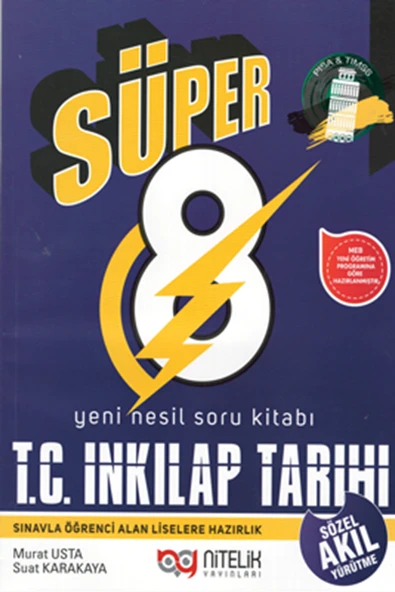 NİTELİK 8.SINIF YENİ NESİL SÜPER İNKILAP TARİHİ SORU KİTABI ürün görseli 1
