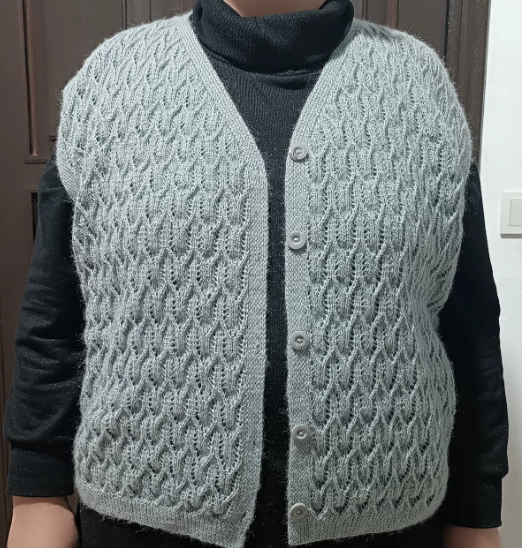 El Örgüsü Anne Yeleği - Resim 5