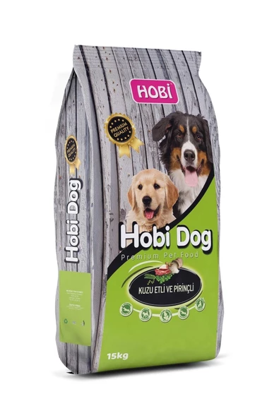 Hobidog Kuzu Etli Yetişkin Köpek Maması 15 kg ürün görseli 1