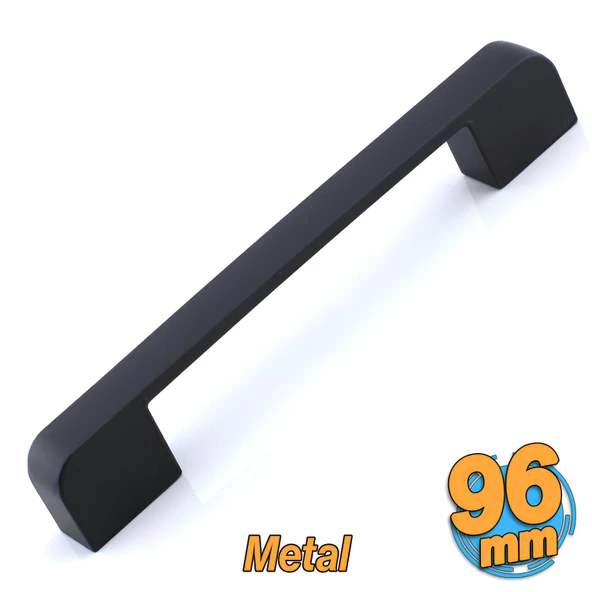 Radus Siyah Metal Kulp 96 mm -9.6 cm Mobilya Çekmece Mutfak Dolabı Dolap Kulpları Kulbu Kulpu ürün görseli 1