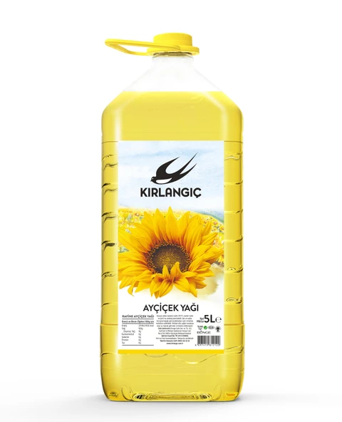KIRLANGIÇ AYÇİÇEK YAĞI  5 LT KUBBELİ PET ürün görseli 1