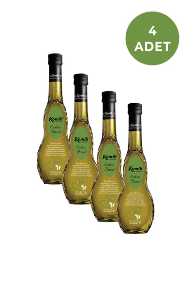 Komili Sızma Erken Hasat 500 Ml Zeytinyağı Cam Şişe x 4 Adet ürün görseli 1
