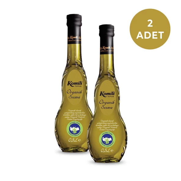 Komili Organik Sızma 500 Ml Cam Şişe x 2 Adet ürün görseli 1