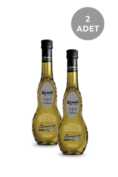 Komili Sızma Soğuk Sıkma 500 Ml Cam Şişe x 2 Adet ürün görseli 1