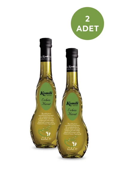 Komili Sızma Erken Hasat 500 Ml Cam Şişe x 2 Adet ürün görseli 1