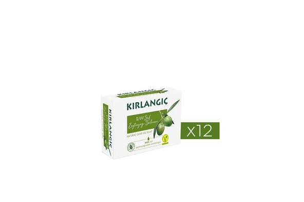 Kırlangıç 125 Gr Zeytinyağlı Katı Sabun x 12 Adet ürün görseli 1