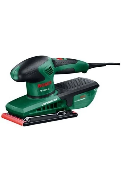 Bosch Pss 200 Ac-elektrikli 200 Watt 92x182 Mm Micro-filtre Sistemli Titreşim Zımpara Makinası ürün görseli 1