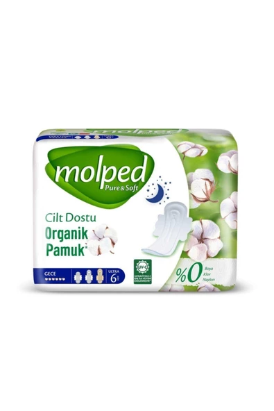 Molped Pure & Soft Tekli Gece 6'lı ürün görseli 1