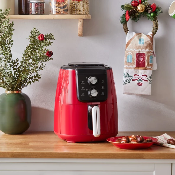 Karaca Air Pro Cook Manuel Xl Airfryer Ruby 4 Kişilik - Resim 4