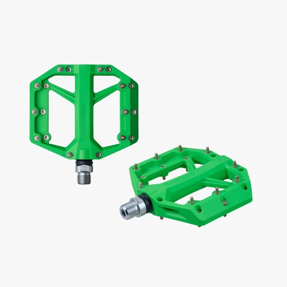Shimano PD-GR400 Platform Pedal Yeşil BMX/DH EPDGR400G ürün görseli 1