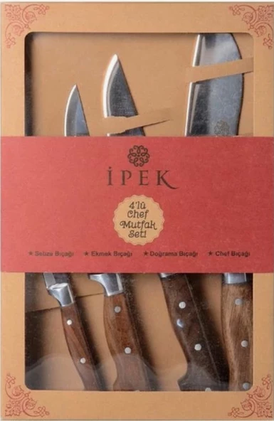 İpek 4'lü Bıçak Seti - Resim 2