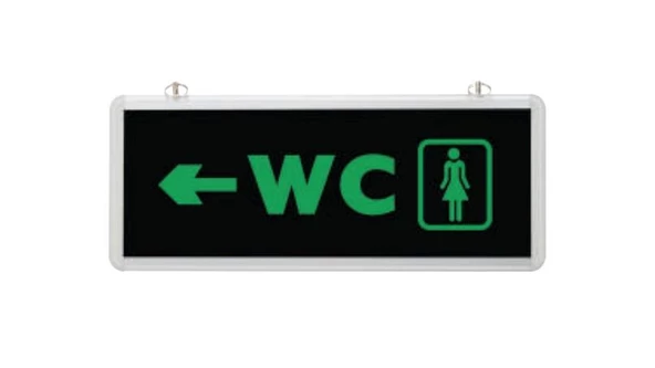 Fujiled Işıklı Bayan WC Gösterge Tabelası ürün görseli 1