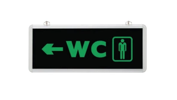 Fujiled Işıklı Erkek WC Gösterge Tabelası ürün görseli 1