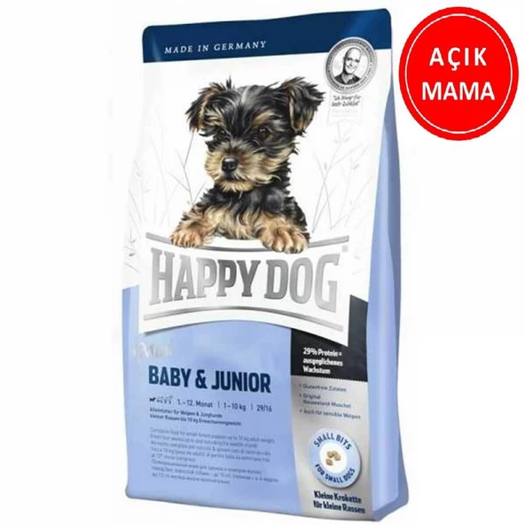 Happy Dog Mini Baby Junior Yavru Köpek Maması 1 kg AÇIK ürün görseli 1
