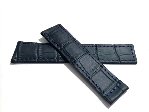 Tag-heuer Uyumlu  24-20 Mavi   Hakiki dana derisi  ( 19) ürün görseli 1