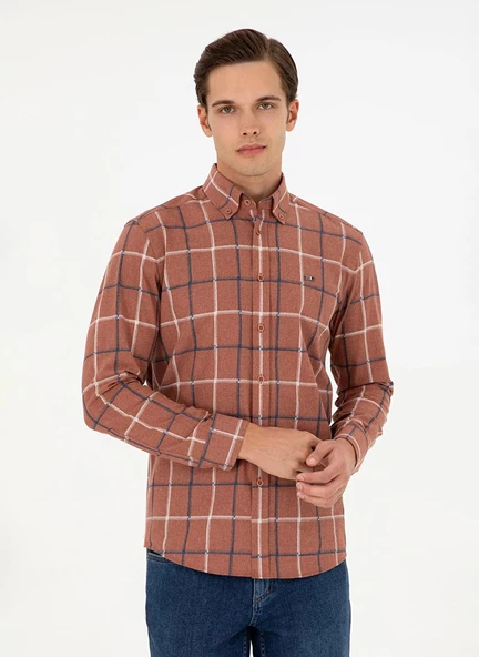 U.S. POLO ASSN. ERKEK DOKUMA GOMLEK G081GL004-000-1958877 ürün görseli 1