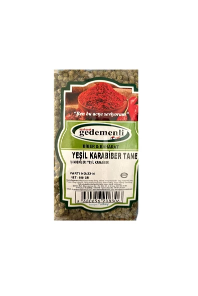 Yeşil Karabiber Tane 100 Gr ürün görseli 1