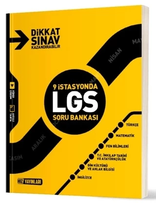 Hız 8. Sınıf 9 İstasyonda Lgs Tüm Dersler Soru Bankası Yeni ürün görseli 1