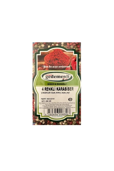 4 RENKLİ KARABİBER 200 GR ürün görseli 1