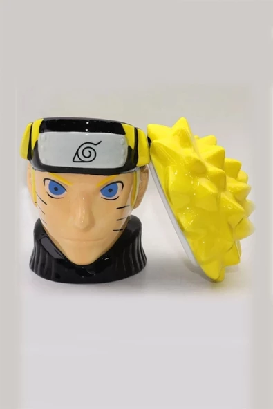 NETAVANTAJ Anime Naruto 3d Head Kafa Kapaklı Kupa ürün görseli 1