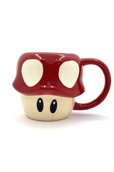 NETAVANTAJ Super Mario Mantar 3D Tasarım Kupa Bardak ürün görseli 1