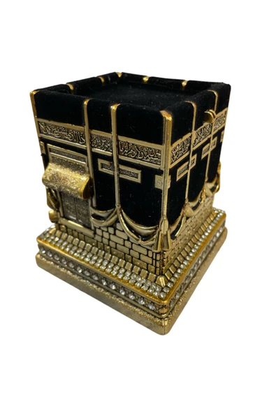 NETAVANTAJ Taşlı Süslemeli Kabe Biblo Büyük Boy ürün görseli 1