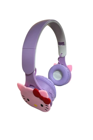 NETAVANTAJ Hello Kitty  Kablosuz Bluetooth Katlanabilir Kulaküstü Kulakl? ürün görseli 1