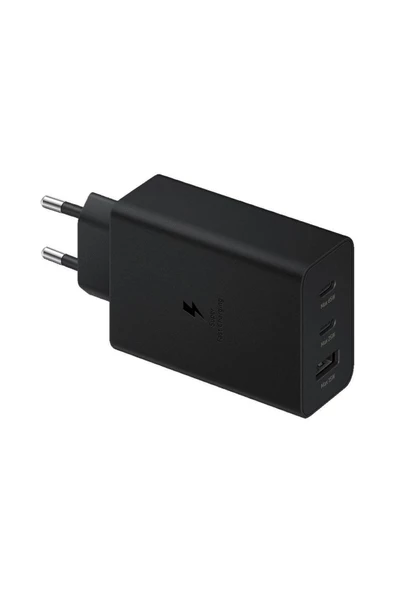 Samsung Ep-t6530n Type C & Type A Hızlı Şarj Aleti Üçlü (65w-25w-15w) - Siyay ürün görseli 1