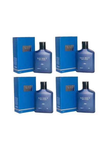 Secret Milano Aqua 100 ML Edc Erkek Parfüm 4 Adet ürün görseli 1