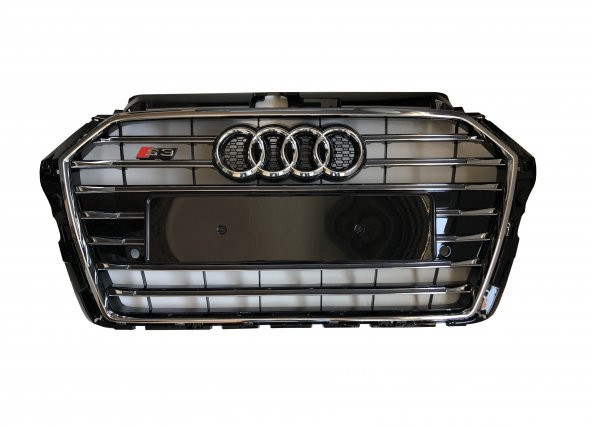 AUDİ A3 8V MAKYAJLI S3 KROM SİYAH PANJUR 2016+ ürün görseli 1
