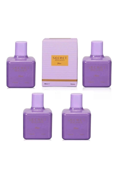 Secret Milano Pure 100 ml Kadın Parfümü 4 Adet ürün görseli 1