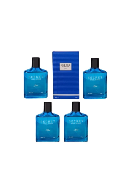 Secret Milano Blue 100 ML Erkek Parfümü 4 Adet ürün görseli 1