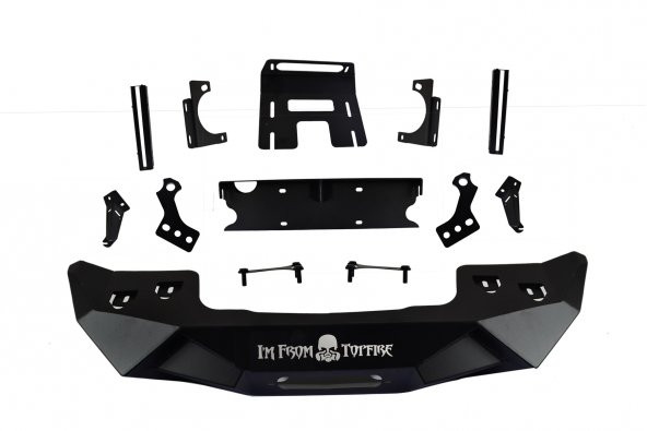 JEEP WRANGLER RUBİCON JK TOPFİRE METAL ÖN TAMPON 2007-2017 ürün görseli 1