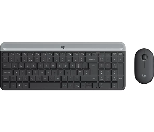Logitech MK470 ince Kablosuz Set Siyah 920-009435 ürün görseli 1