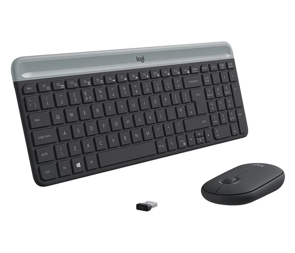Logitech MK470 ince Kablosuz Set Siyah 920-009435 - Resim 2