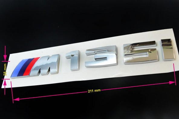 BMW M135i YAZI KROM ürün görseli 1