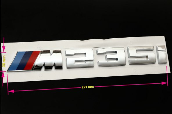 BMW M235i YAZI KROM ürün görseli 1