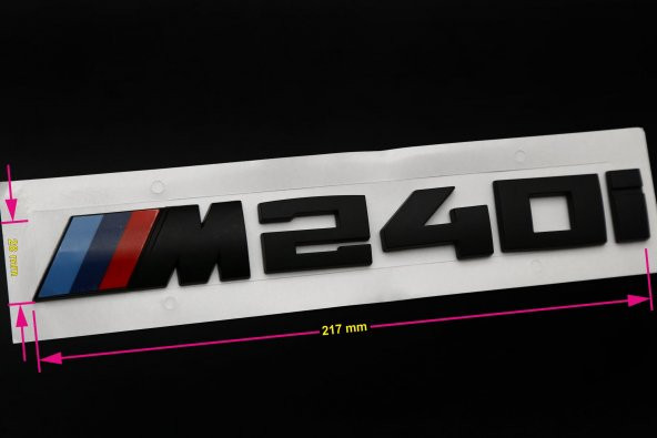 BMW M240i YAZI SİYAH ürün görseli 1